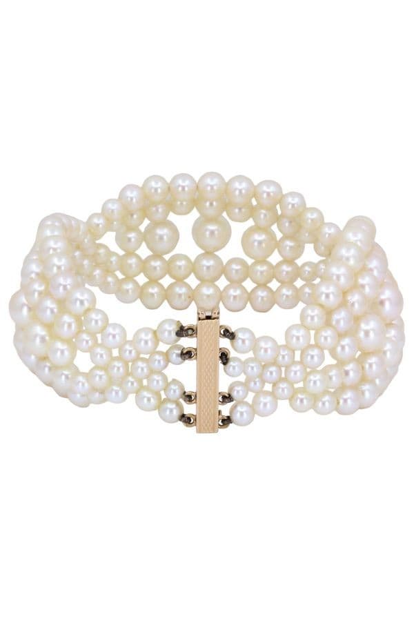 BRACELET DE PERLES DE CULTURE — vue 5