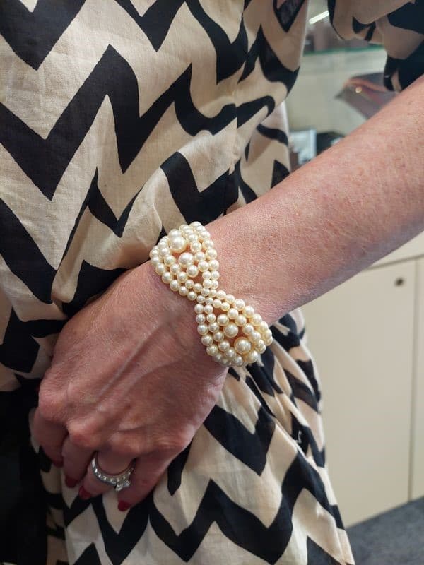 BRACELET DE PERLES DE CULTURE — vue 2