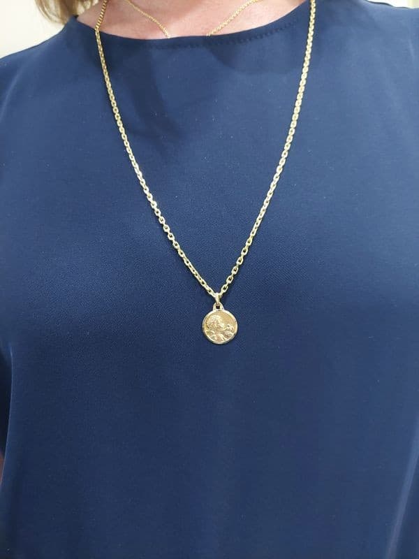 MÉDAILLE ANGE À LA COLOMBE — vue 2