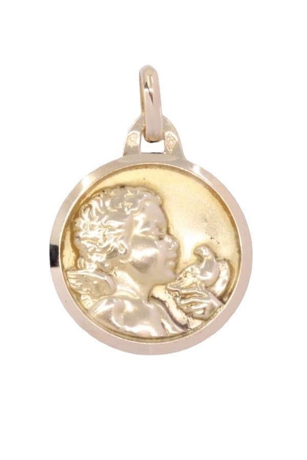 MÉDAILLE ANGE À LA COLOMBE — vue 1