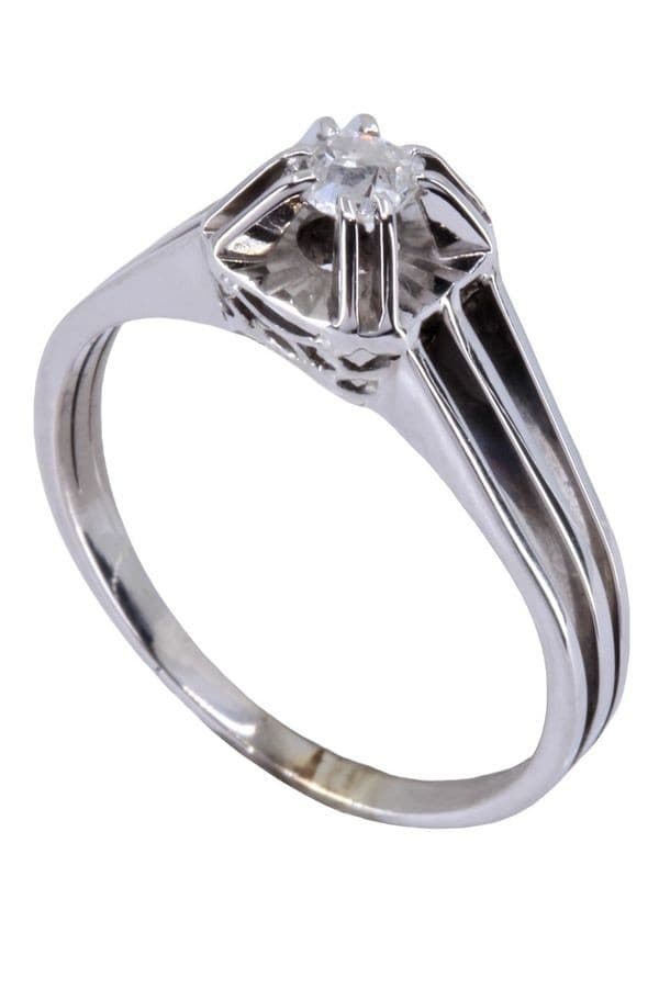 SOLITAIRE DIAMANT ANCIEN — vue 6