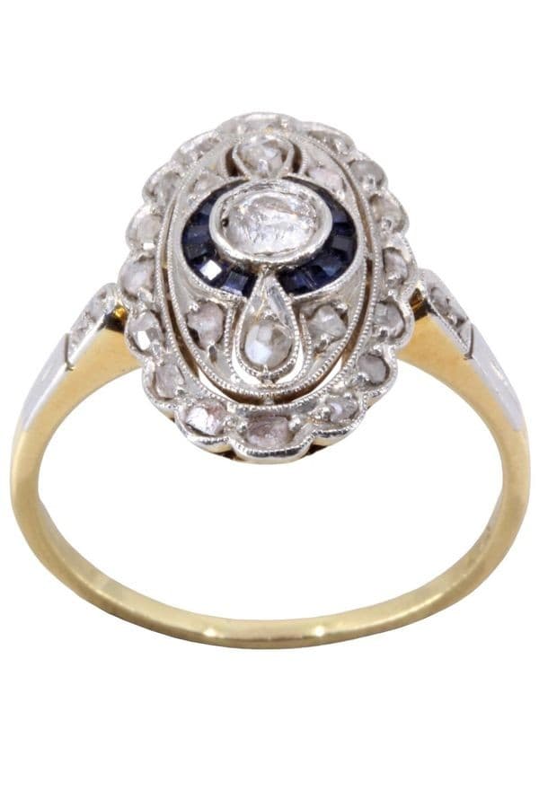 MARQUISE ART-DÉCO DIAMANTS — vue 1