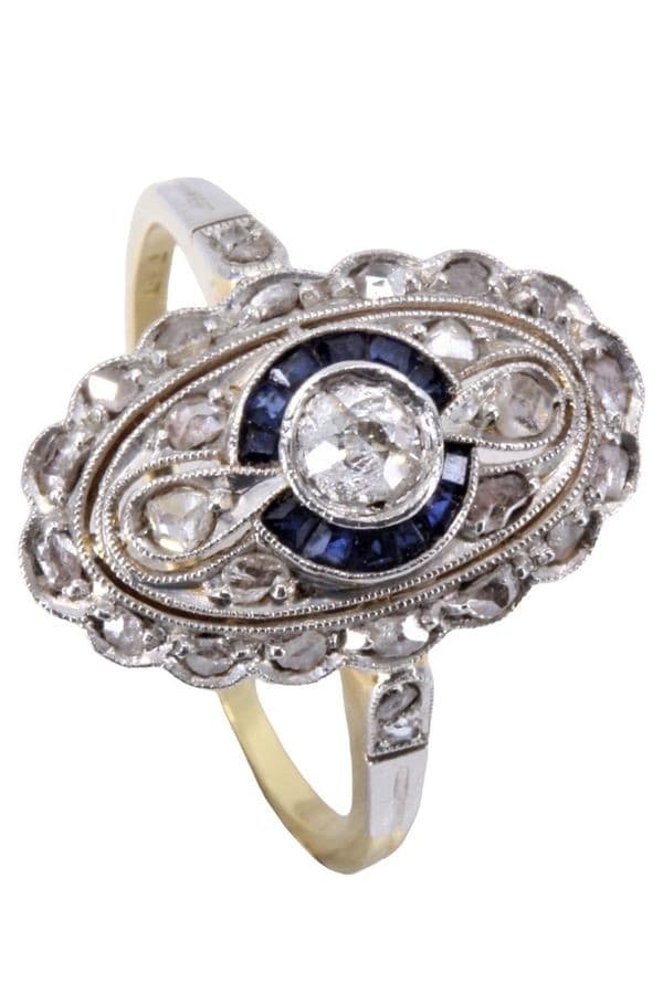 MARQUISE ART-DÉCO DIAMANTS — vue 4