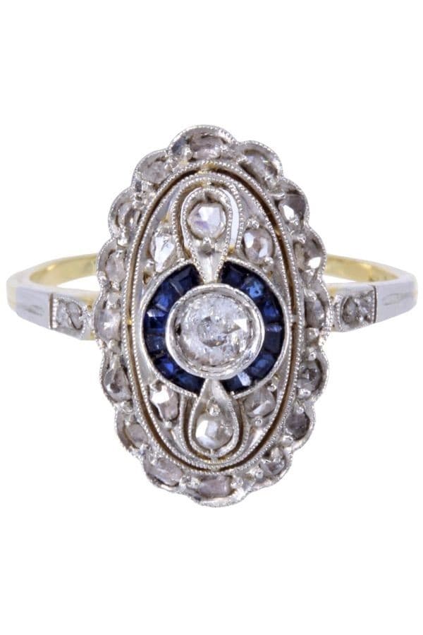 MARQUISE ART-DÉCO DIAMANTS — vue 5