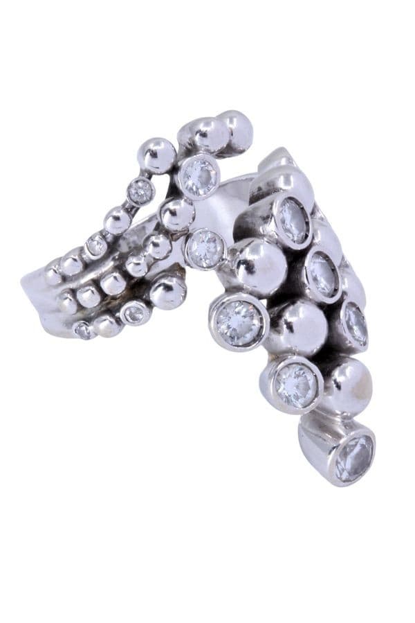 BAGUE DE CRÉATEUR DIAMANTS — vue 4