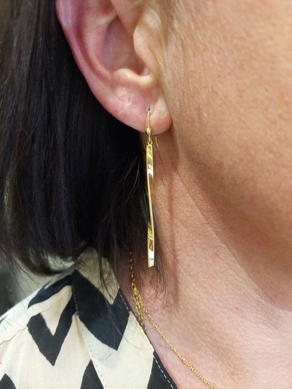 BOUCLES D 'OREILLES PENDANTES — vue 2