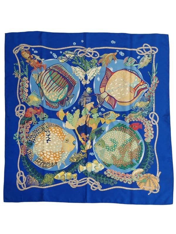 FOULARD "GRANDS FONDS" HERMÈS — vue 1