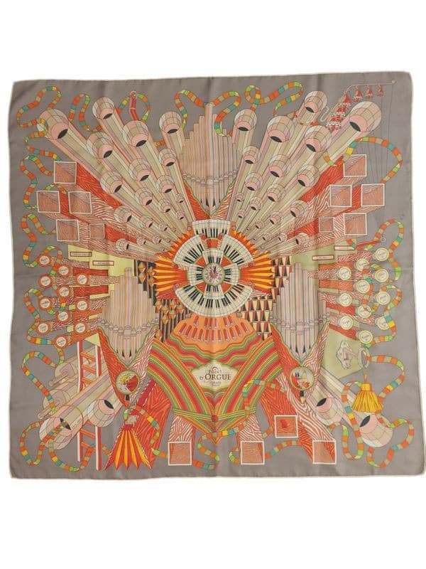 FOULARD  HERMÈS "POINT D'ORGUE" — vue 1