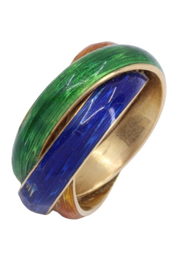 BAGUE VAN CLEEF & ARPELS ÉMAILLÉE — vue 4