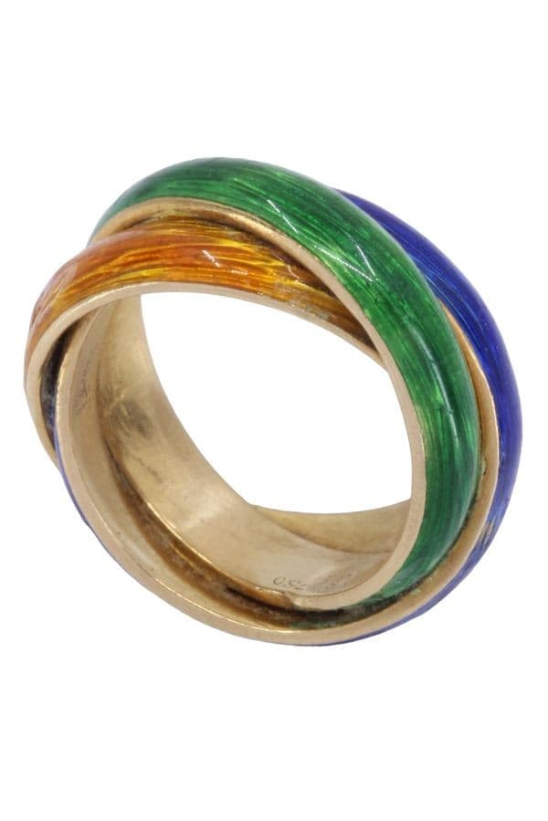 BAGUE VAN CLEEF & ARPELS ÉMAILLÉE — vue 6