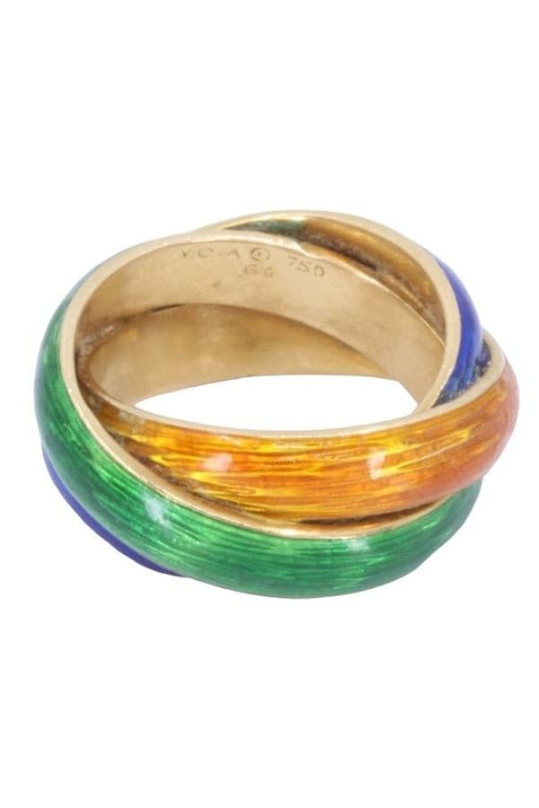 BAGUE VAN CLEEF & ARPELS ÉMAILLÉE — vue 3