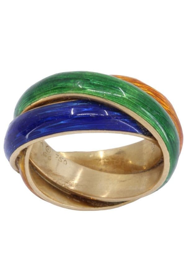 BAGUE VAN CLEEF & ARPELS ÉMAILLÉE — vue 1