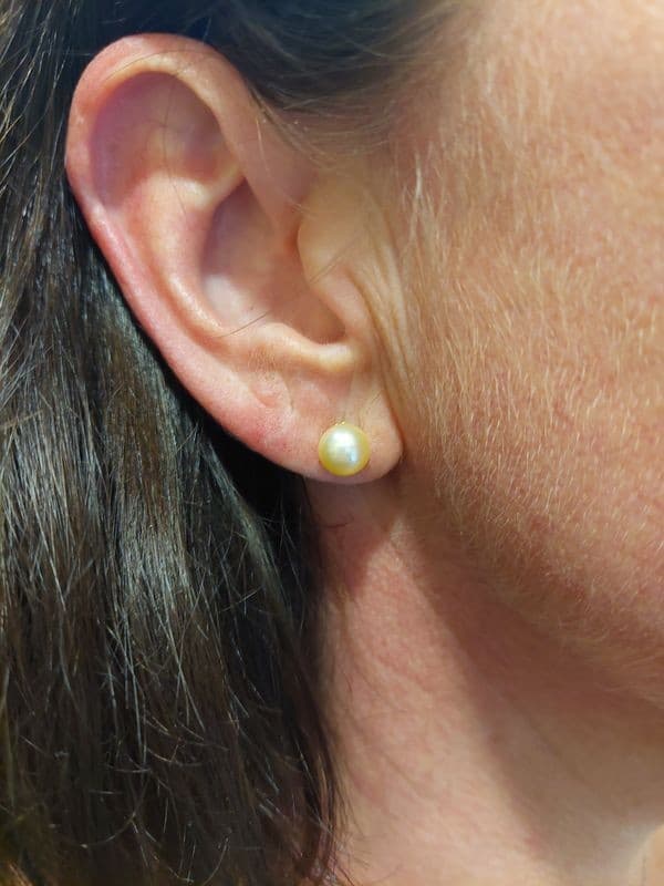 BOUCLES D'OREILLES PERLES — vue 2
