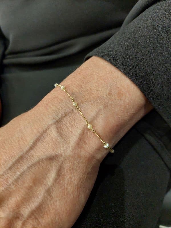BRACELET ANCIEN PERLES — vue 2