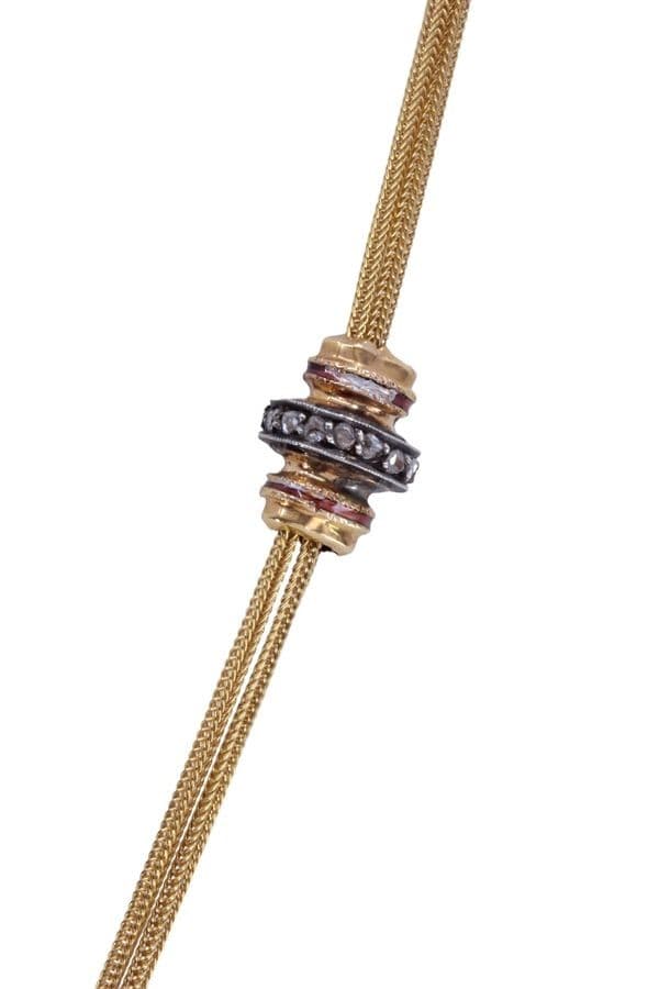 COLLIER NAPOLÉON III SCEAU CACHET EN INTAILLE — vue 4