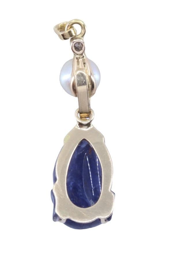 PENDENTIF BOUDDHA AMÉTHYSTE ET DIAMANT — vue 3