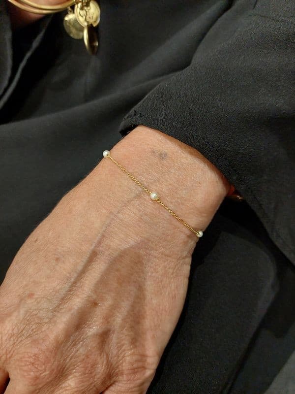 BRACELET MODERNE PERLES — vue 2