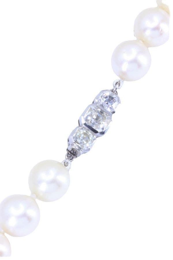 COLLIER DE PERLE ART-DÉCO — vue 3