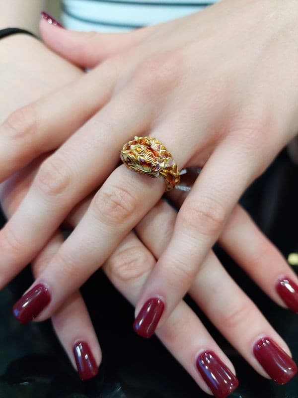 BAGUE SERPENT ÉMAILLÉE — vue 2