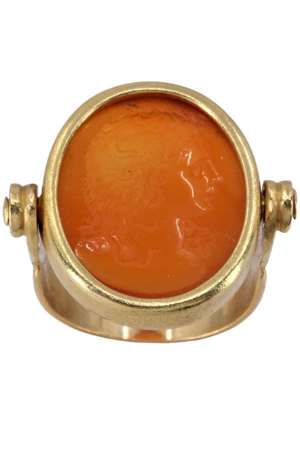 BAGUE INTAILLE  RÉVERSIBLE — vue 1
