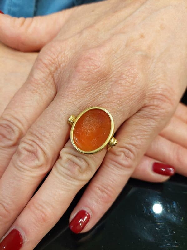 BAGUE INTAILLE  RÉVERSIBLE — vue 2