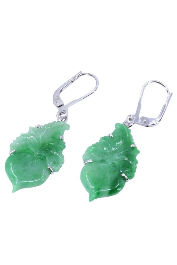 BOUCLES D'OREILLES EN JADE — vue 3