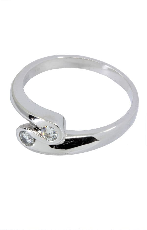 BAGUE TOI ET MOI DIAMANTS — vue 2