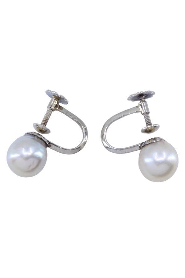 BOUCLES D'OREILLES CLIPS PERLES — vue 2