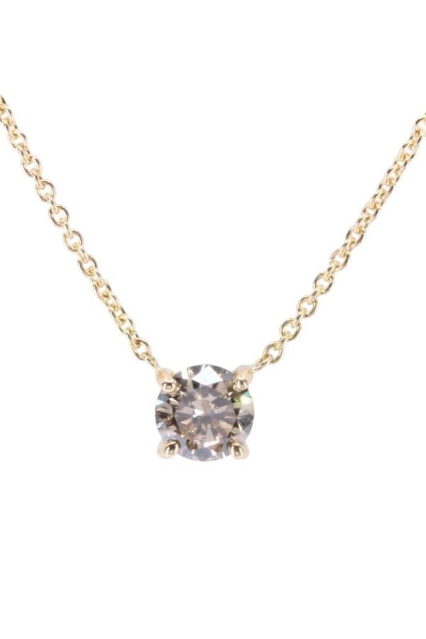 COLLIER DIAMANT PRISONNIER — vue 2