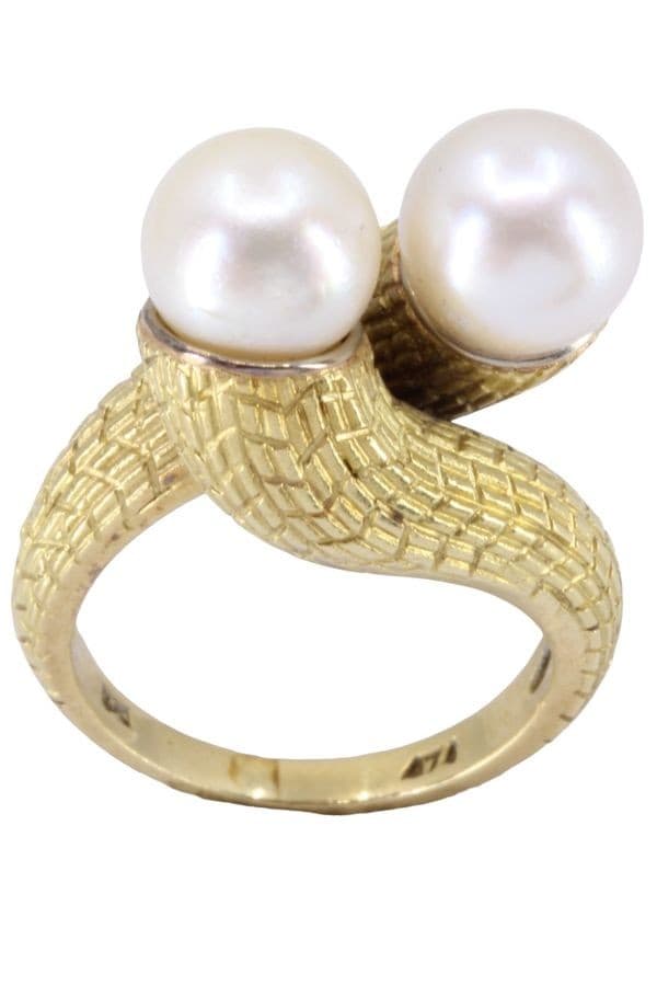 BAGUE TOI ET MOI PERLE — vue 1