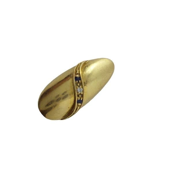 ONGLE SAPHIRS ET DIAMANT — vue 1