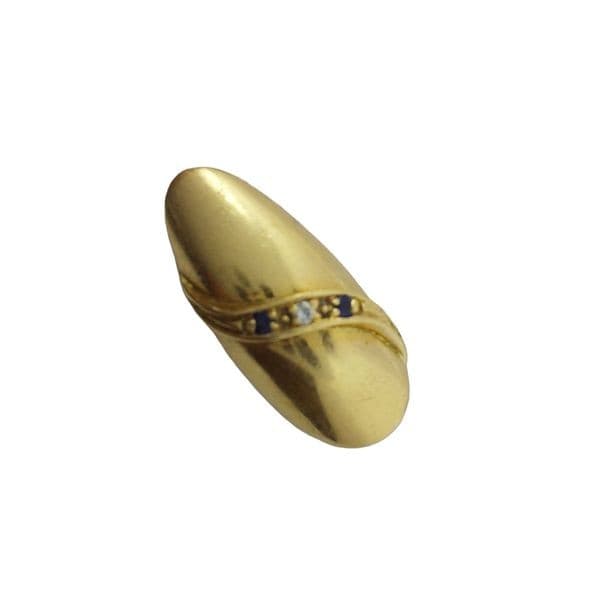 ONGLE SAPHIRS ET DIAMANT — vue 3