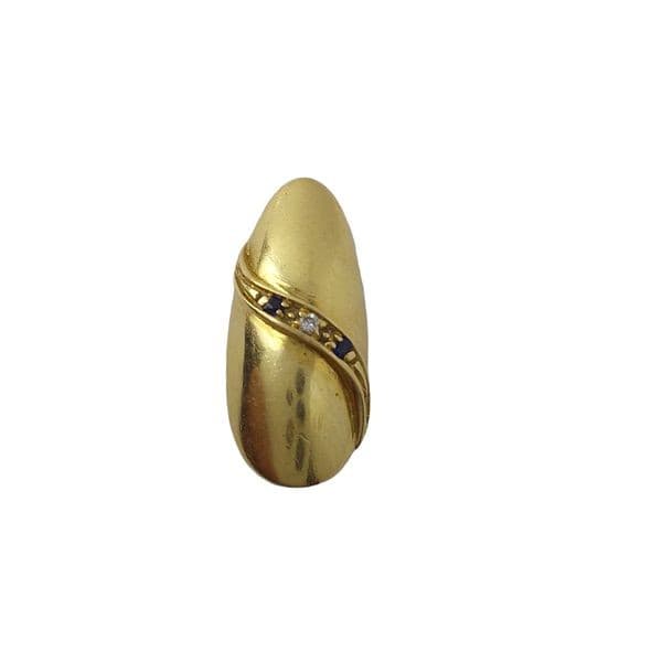 ONGLE SAPHIRS ET DIAMANT — vue 4