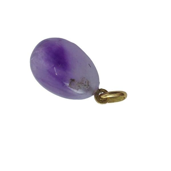 PENDENTIF OEUF AMETHYSTE — vue 3