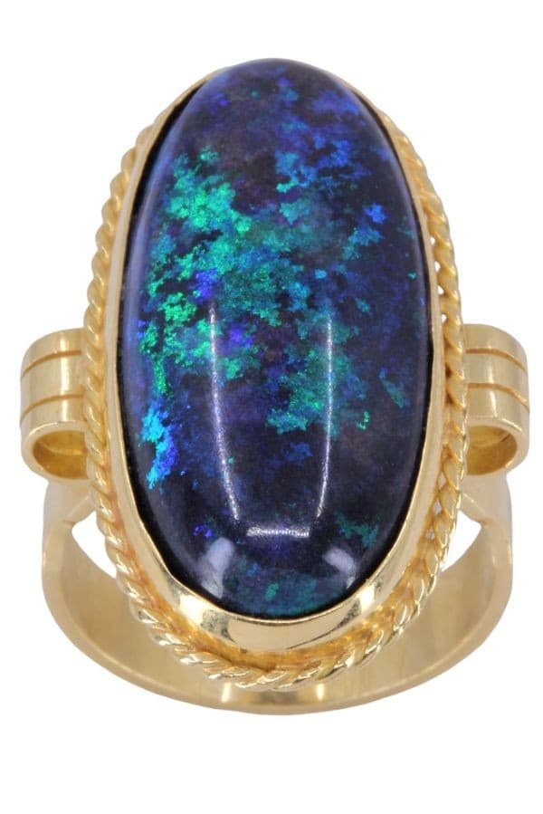 BAGUE OPALE MODERNE — vue 1