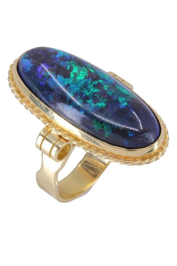 BAGUE OPALE MODERNE — vue 2
