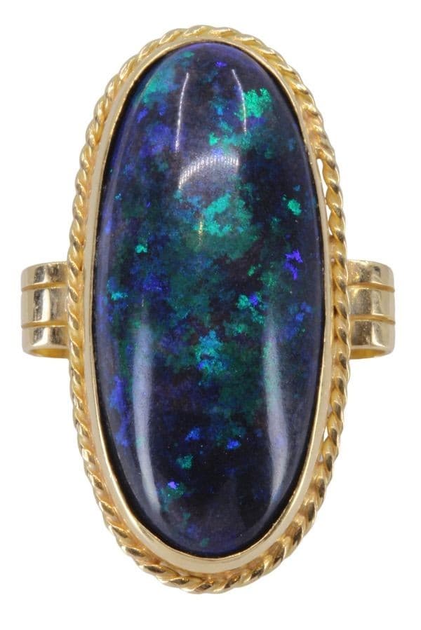 BAGUE OPALE MODERNE — vue 4