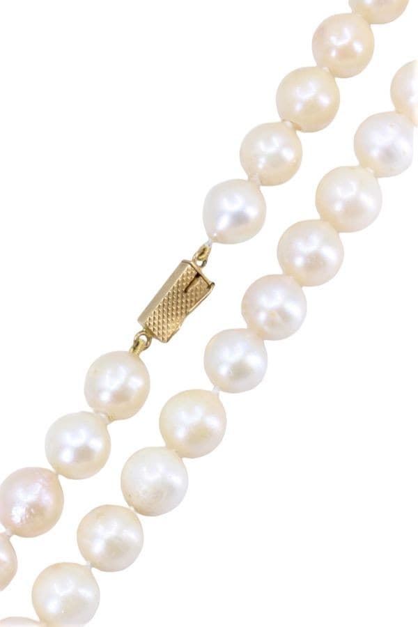 COLLIER DE PERLES ANCIEN — vue 3