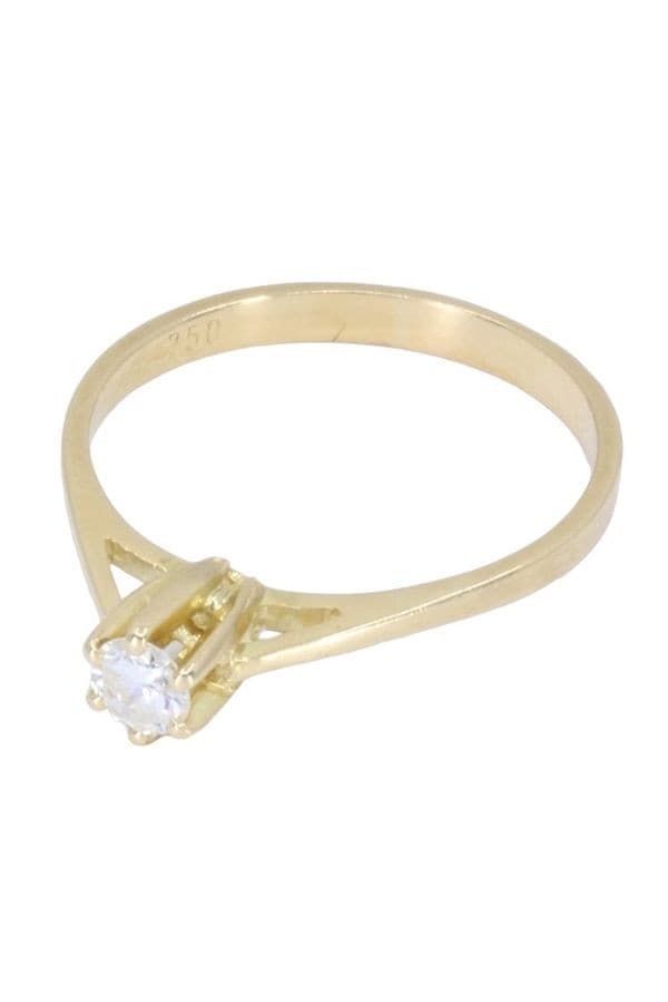 SOLITAIRE DIAMANT 0.23 CARAT — vue 3