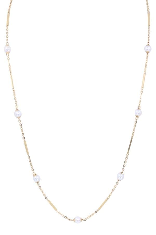 COLLIER MODERNE PERLES — vue 1