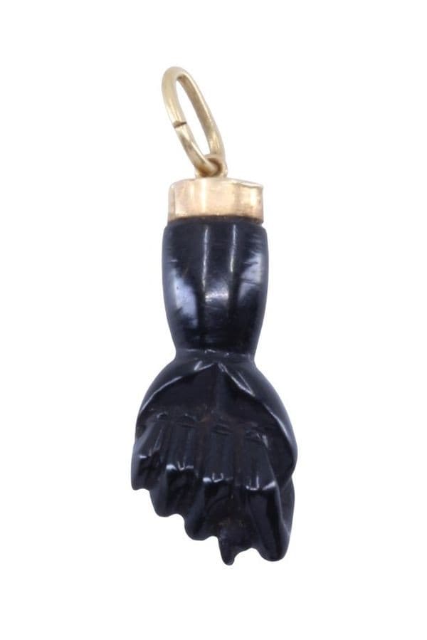 PENDENTIF "MANO FIGA" EN ONYX — vue 1
