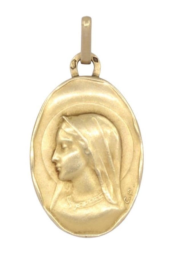 MÉDAILLE VIERGE ANCIENNE — vue 1