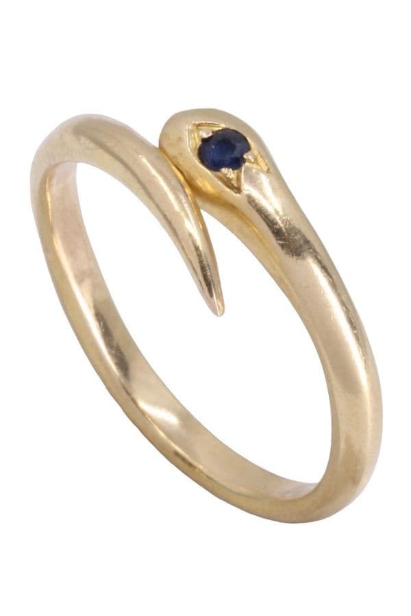 BAGUE SERPENT SAPHIR — vue 6
