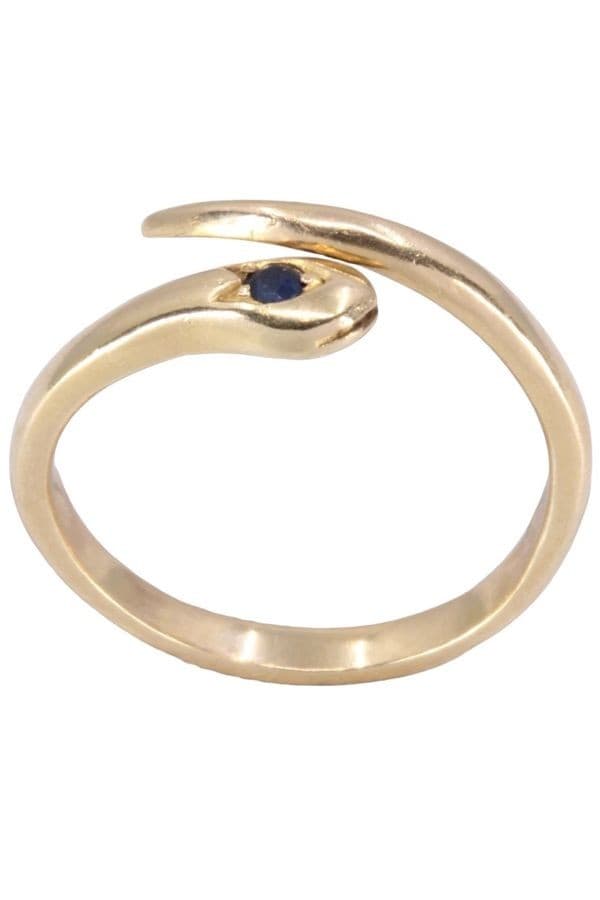 BAGUE SERPENT SAPHIR — vue 1
