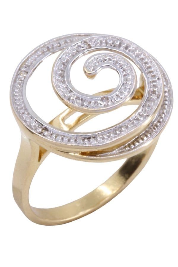 BAGUE TOURBILLON DIAMANTS — vue 3