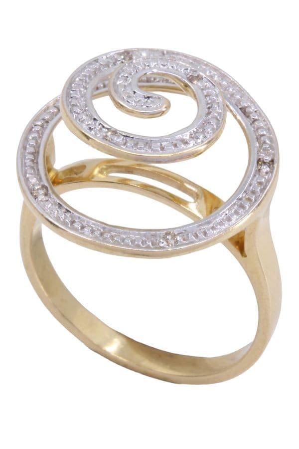 BAGUE TOURBILLON DIAMANTS — vue 4
