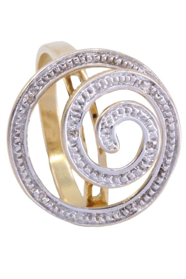 BAGUE TOURBILLON DIAMANTS — vue 5