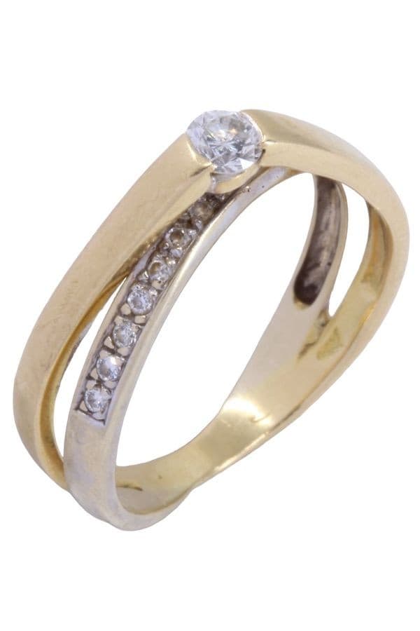 BAGUE ENTRELACÉE DIAMANTS — vue 4