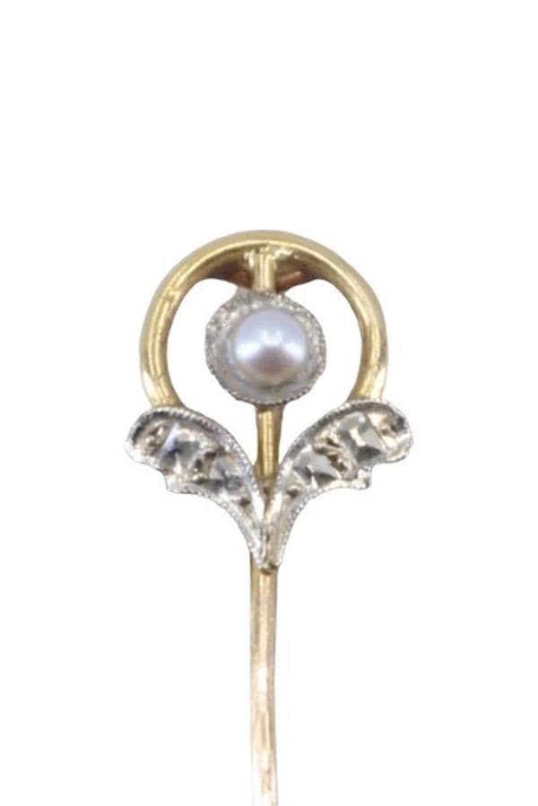 ÉPINGLE ANCIENNE PERLE — vue 3
