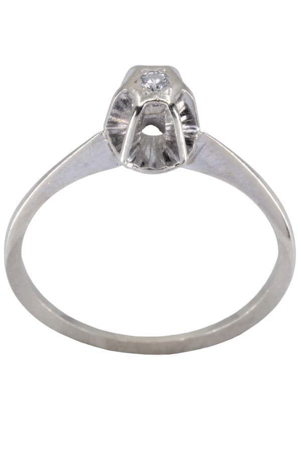 SOLITAIRE ANCIEN DIAMANT 0.03 CARAT — vue 1